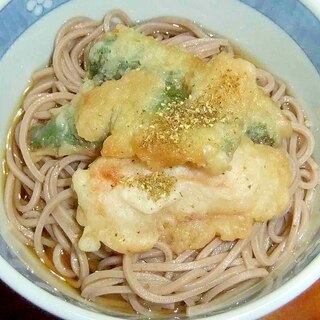 お蕎麦　天ぷらのっけ